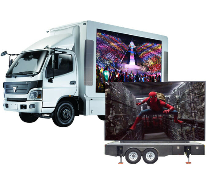 Masina cu display LED Outdoor