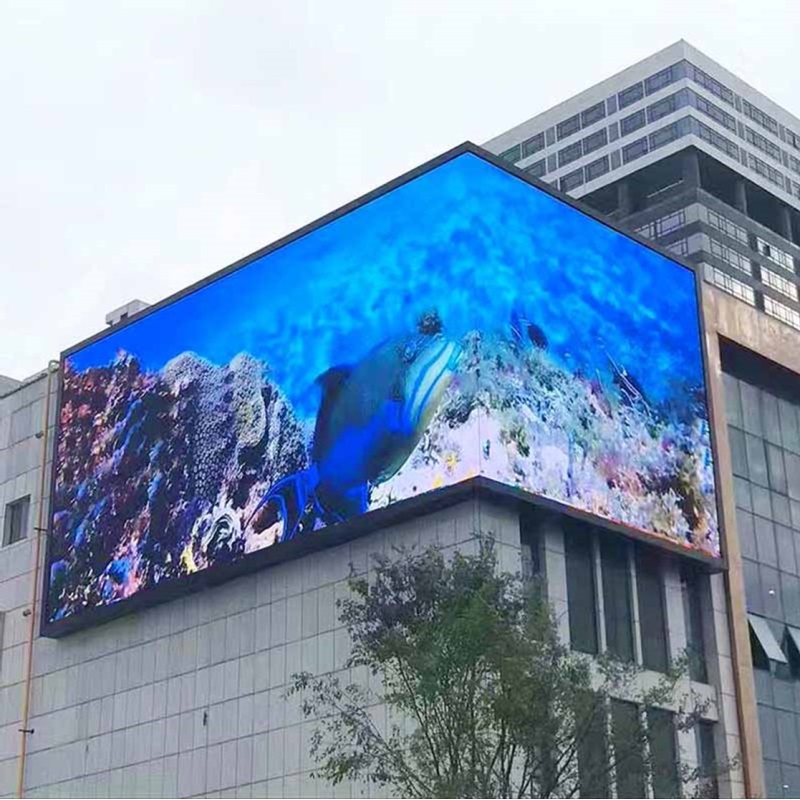 Ecran video LED pentru exterior montaj pe cladire